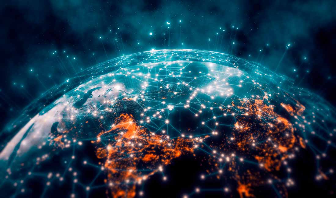 地球のデジタル画像