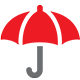 傘のロゴ