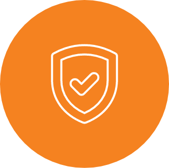 チェックマークアイコン付きのシールド