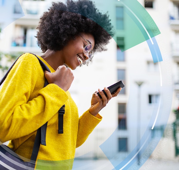 身元を認証する女性